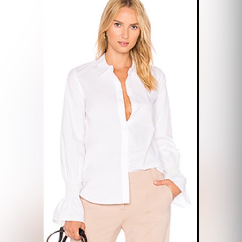 A.L.C. White Button Down Shirt